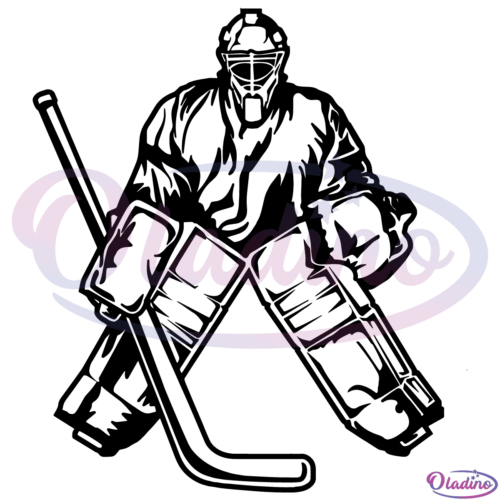 Hockey Goalie SVG Digital File