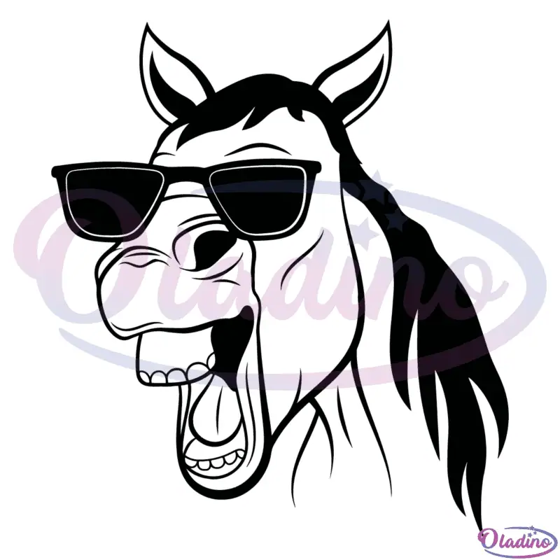 Horse In Glass SVG Digital File