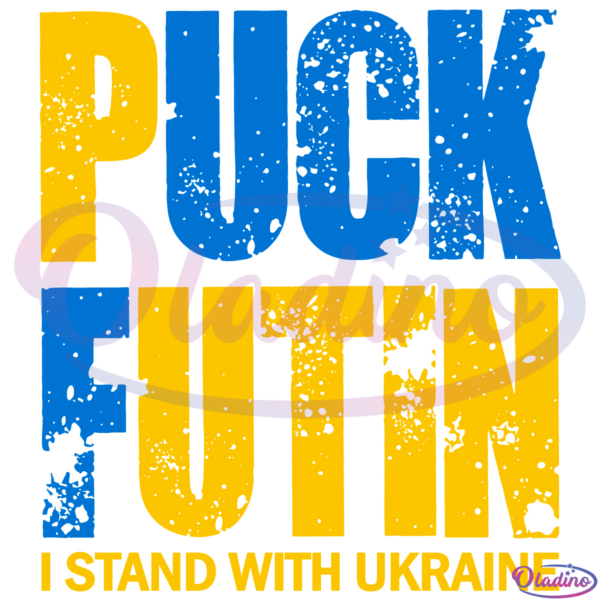 Vintage Punk Putin I Stand With Ukraine SVG Digital File