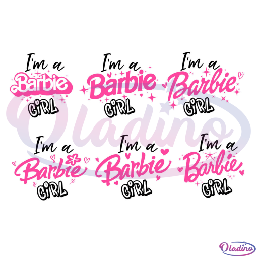 Im a Barbie Bundle SVG Digital Files, Barbie svg design
