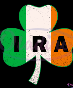 IRA Shamrock Svg Digital File, St Patricks Day Svg