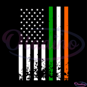 Irish American Flag Ireland Flag SVG Digital File