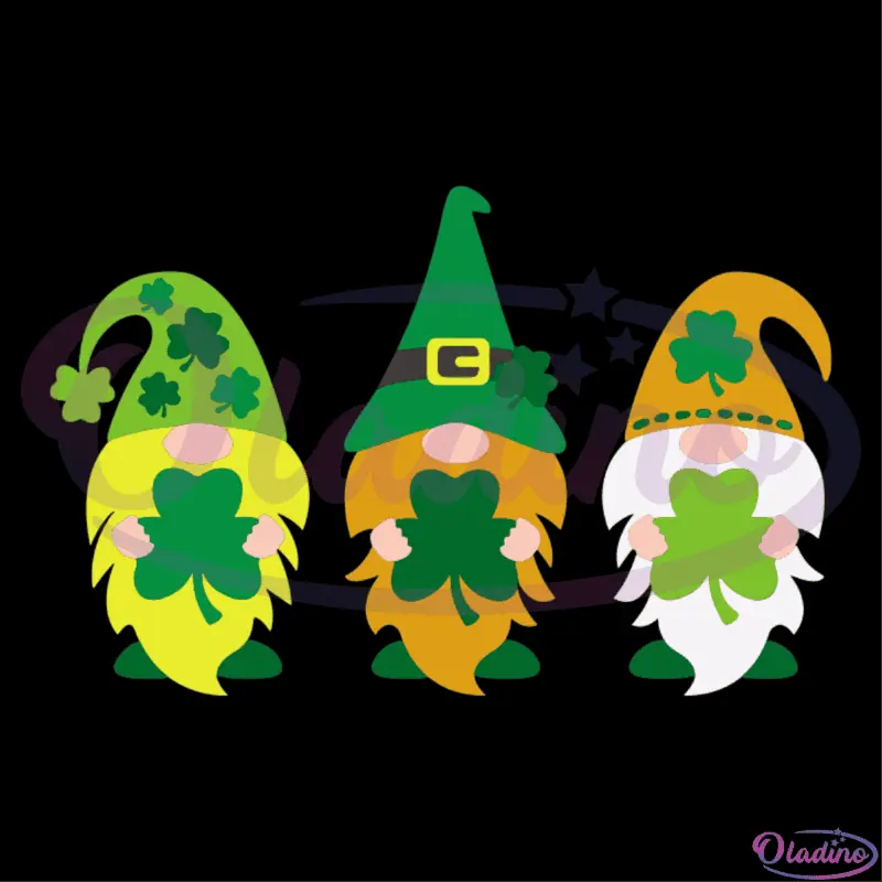 Irish Gnomes SVG Digital File