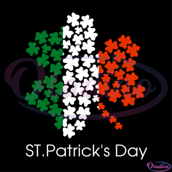 Irish Shamrocks On Saint Patrick's Day SVG Digital File
