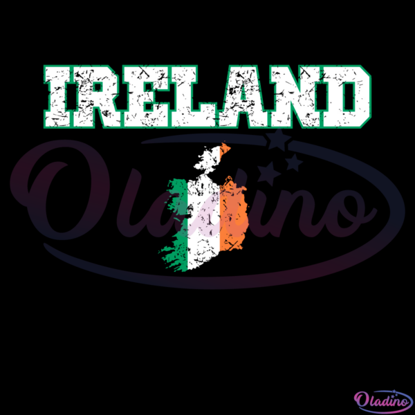 Irish gift Ireland gift, Irish Flag svg, Map of Ireland Svg