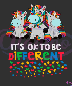 Its Ok To Be Different SVG Digital File, Autism Awareness Svg