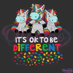 Its Ok To Be Different SVG Digital File