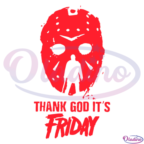 Jason Voorhees Thank God It's Friday SVG Digital File