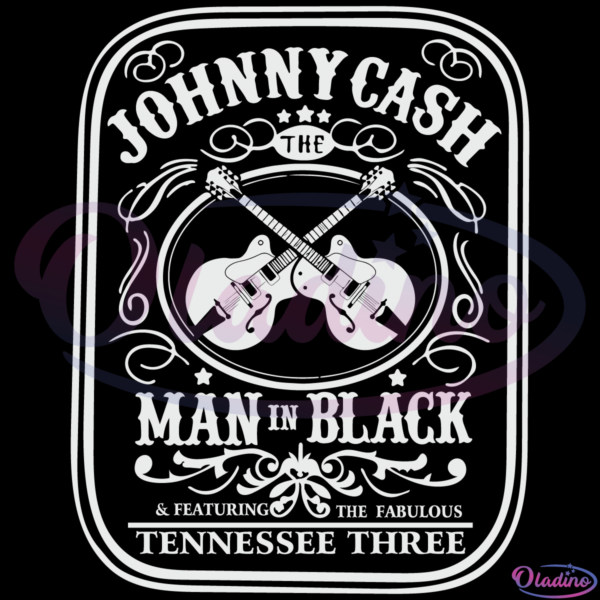 Johnny Cash SVG Digital File, Leopard Teal Leather Svg