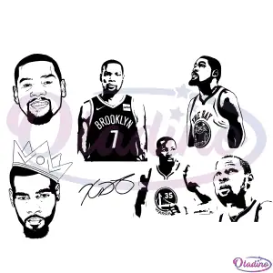 Kevin Durant Brooklyn Nets SVG Digital File