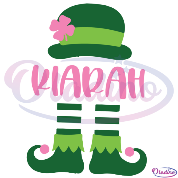 Kiarah St Patricks Girl SVG Digital File, Irish Girl Svg, Lucky Girl Svg