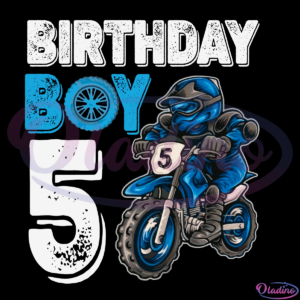 Kids Motocross Mx 5Th SVG File