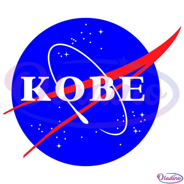 Kobe Bryant Nasa Logo 2661 SVG Digital File, NBA Gift For Family