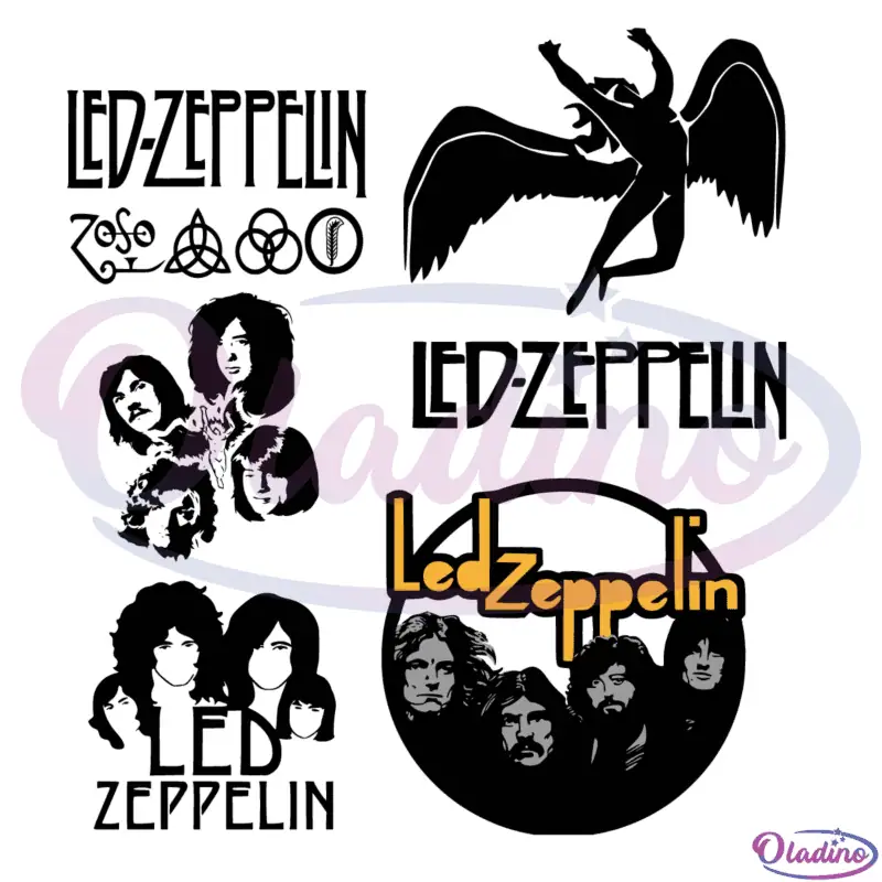 Led Zeppelin SVG Digital File