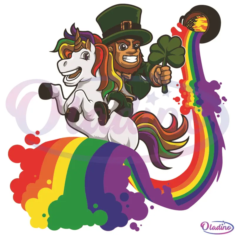 Leprechaun Unicorn SVG Digital File