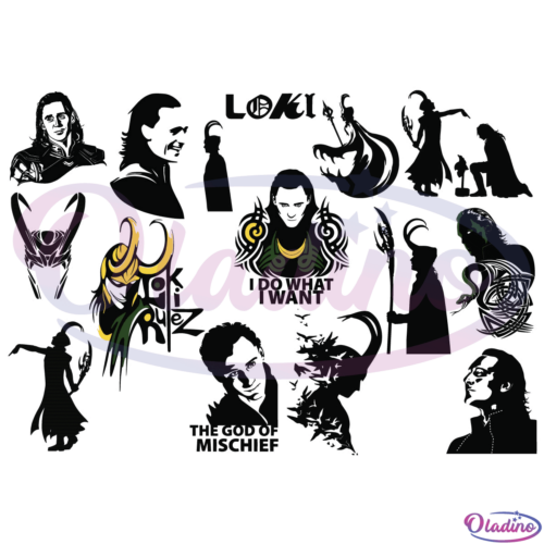 Loki SVG Bundle Digital File