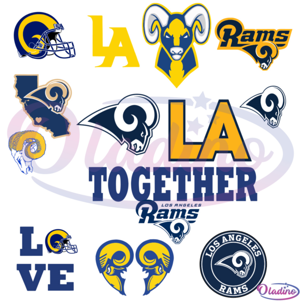 Los Angeles Rams SVG Digital File, Rams Svg, NFL svg
