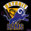 Los Angles Detroit Rams SVG Digital File, Logo Rams Team Svg