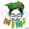 Lucky Mimi Messy Bun Digital File, Patrick SVG, Mimi Svg