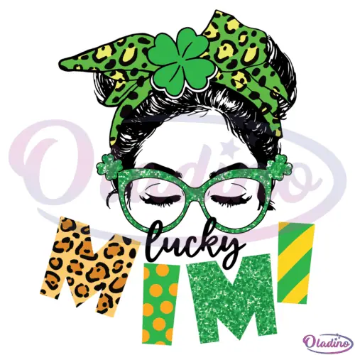 Lucky Mimi Messy Bun Digital File