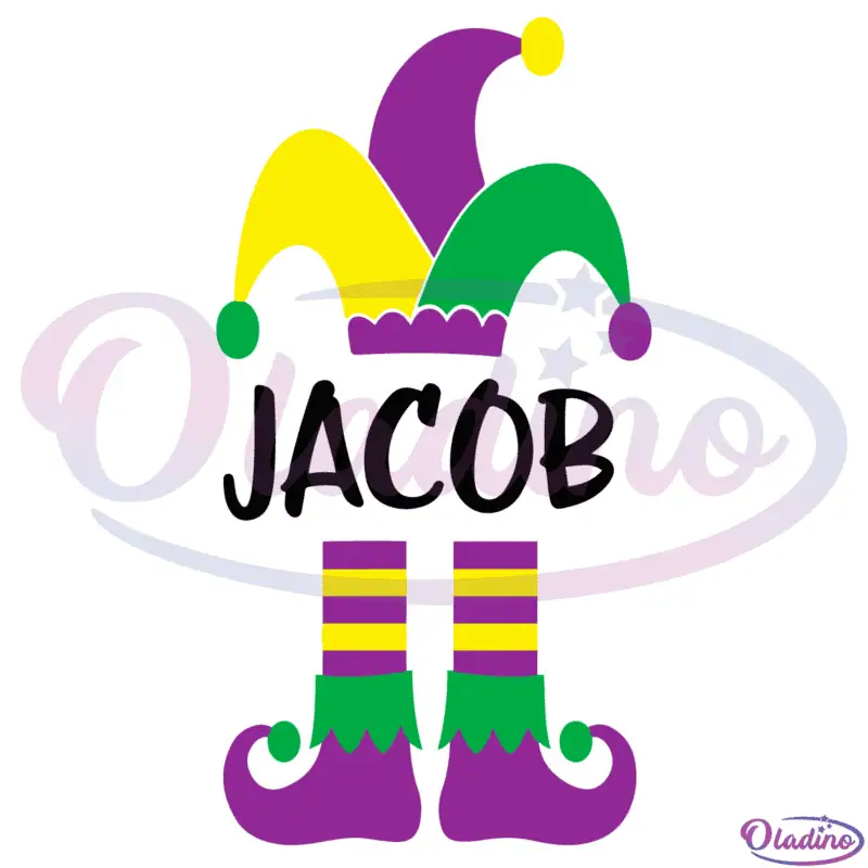 Mardi Gras Boy Jacob SVG Digital File