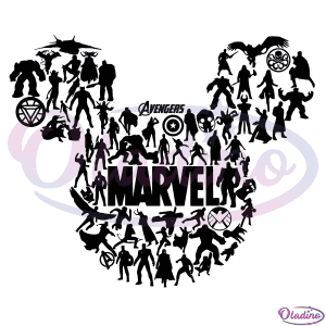 Marvel Mickey Marvel SVG Digital File