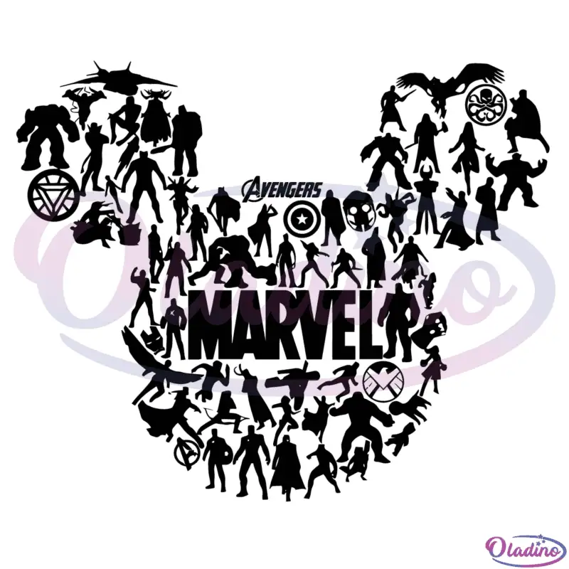 Marvel Mickey Marvel SVG Digital File