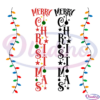 Merry Christmas SVG Digital File, Christmas Porch Sign Svg