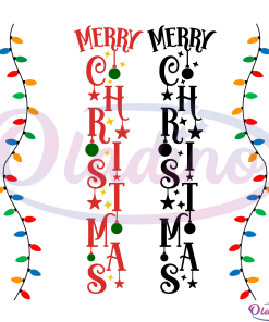 Merry Christmas SVG Digital File, Christmas Porch Sign Svg