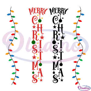 Merry Christmas SVG Digital File