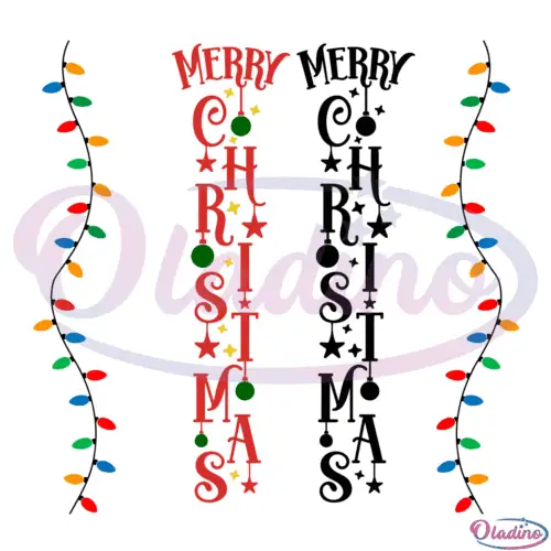 Merry Christmas SVG Digital File