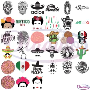 Mexican Bundle SVG Digital File