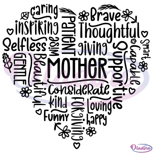 Mom Love SVG Digital File