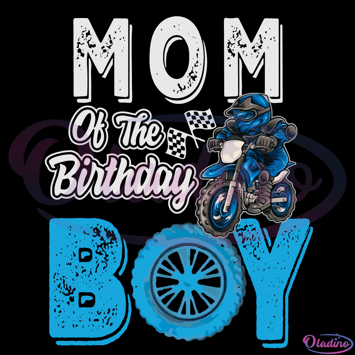 Mom Of The Birthday Boy Dirt Bike BDay Motocross Party SVG