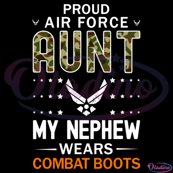 My Nephew Wears Combat Boots SVG Digital File, Soliders Svg