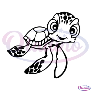 Nemo Squirt SVG Digital File, Baby Squirt SVG, Little Turtle SVG