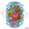 Novelty Colorful Easter Eggs SVG File