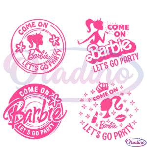 Party Barbie Bundle SVG Digital File