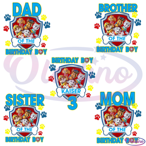 Paw Patrol Birthday Bundle Png