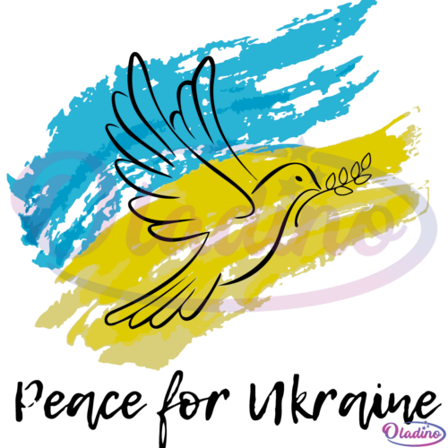 Peace for Ukraine Svg