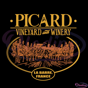 Picard Vineyard And Winery SVG Digital File