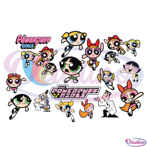 Powerpuff Girls Bundle SVG Digital File