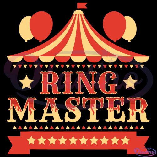 Ringmaster Circus Birthday SVG Digital File