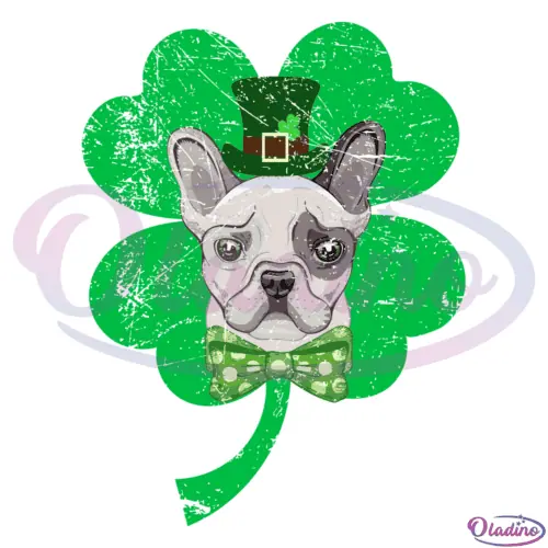 Sad Bulldog St Patricks Day SVG Digital File