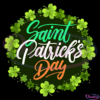 Saint Patricks Day Clover SVG Digital File, Patrick SVG, Shamrock Svg