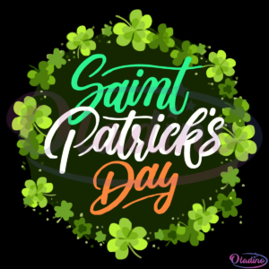 Saint Patricks Day Clover SVG Digital File