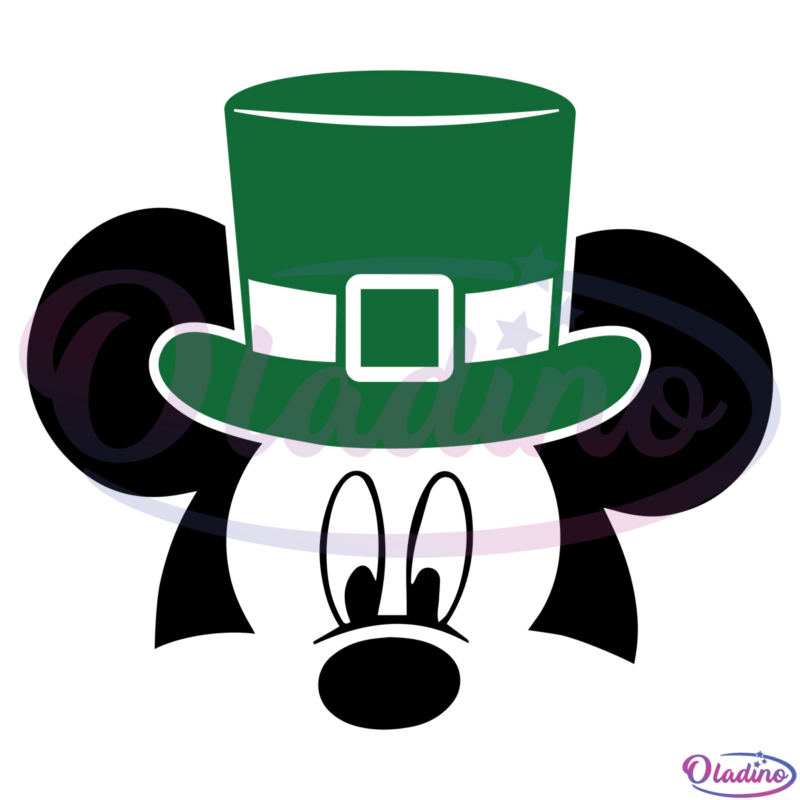 Saint Patrick Mickey Mouse SVG Digital File, Patrick SVG