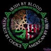 Irish By Blood Patriot By Choice Saint Patrick's Day SVG Digital File