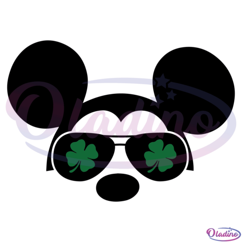 Saint Patricks Mickey Cloves SVG Digital File