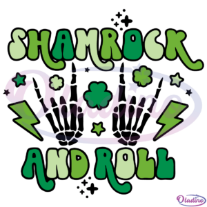 Shamrock And Roll SVG Digital File